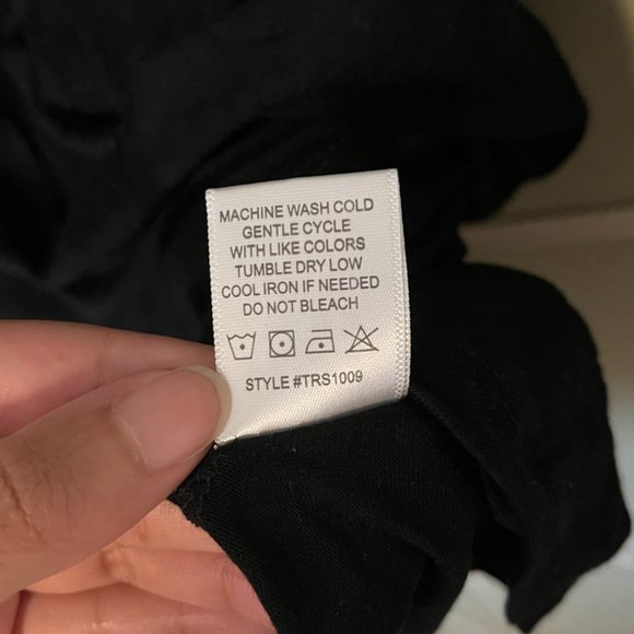 Ellie & Kate Black Cold Shoulder Top - Picture 6 of 6